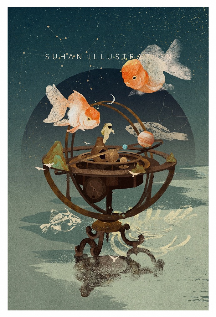 插画师有代入感有意境的作品,唯美插画中国