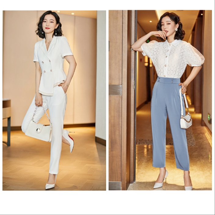 高腰裤搭配上衣显个子高,高腰裤搭配的上衣一整套秋冬款