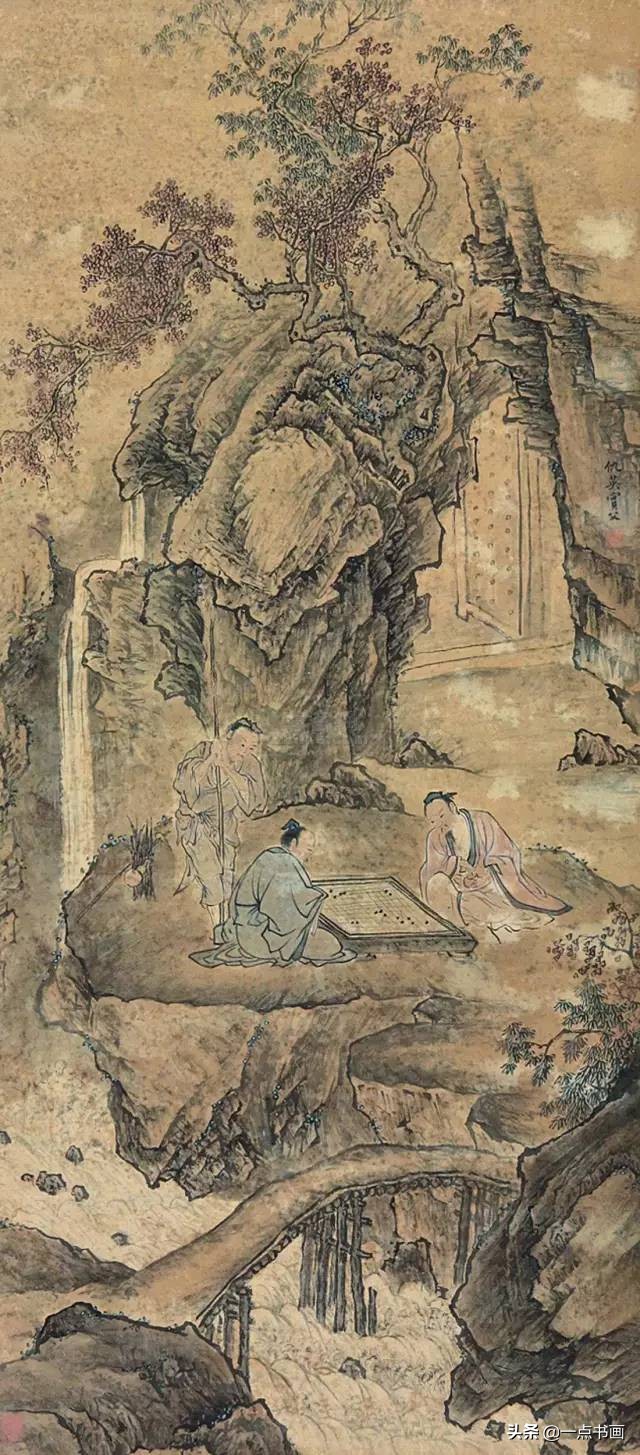 明仇英拍卖60亿的作品,明仇英桃源仙境图临摹