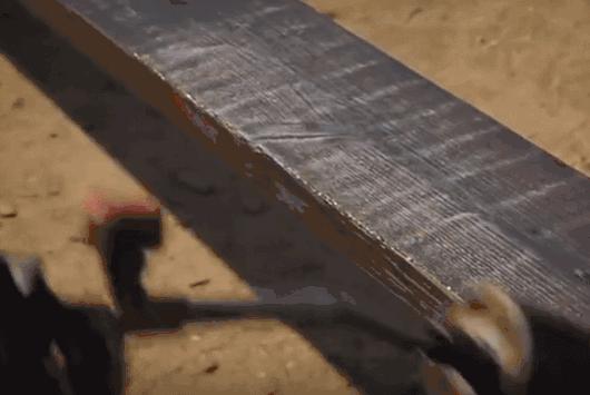 日本杉板制作全过程,烧杉板可以用哪些木材制作