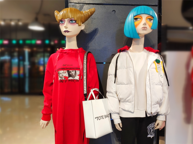 COACH蓝色字母托特包,迷你款托特包