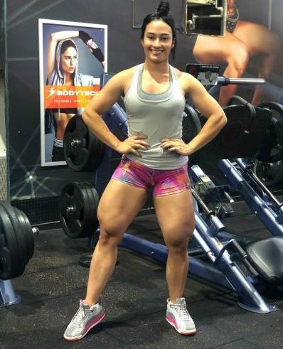 强壮的肌肉女生,强壮女生的腿部肌肉