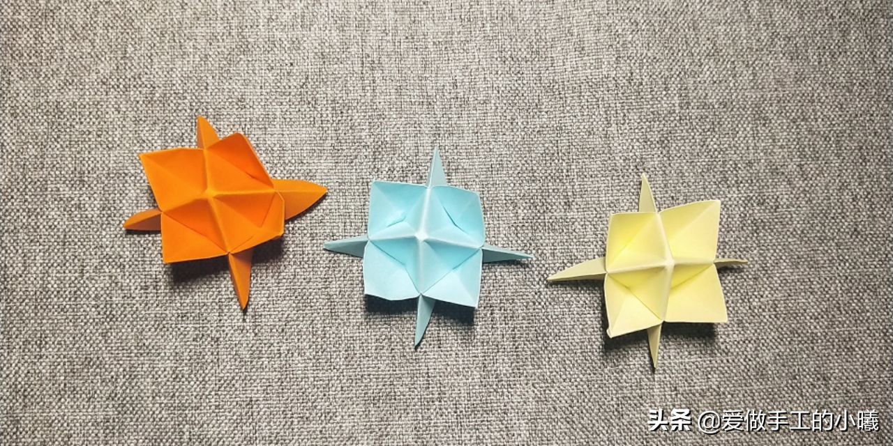 花球折纸大全图解教程,diy手工制作好看又好玩的折纸花球