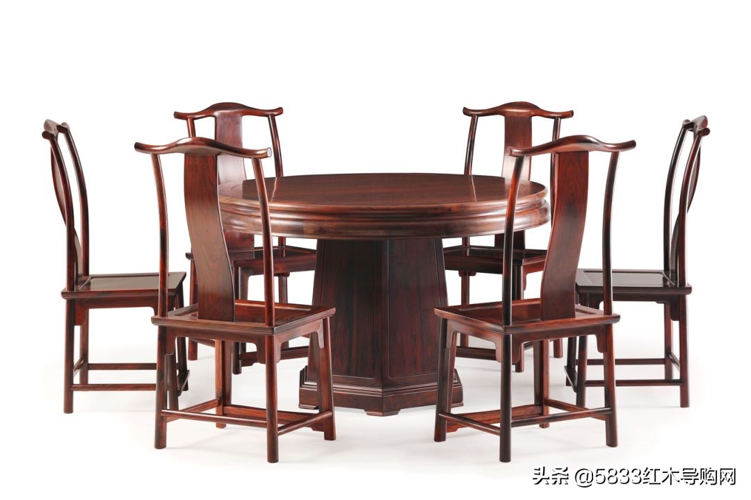 红木大圆桌怎么选购的,红木圆桌有哪些款式