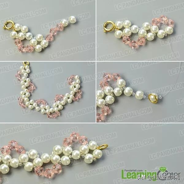 各种珠子串手链的教程,价值不菲的手链