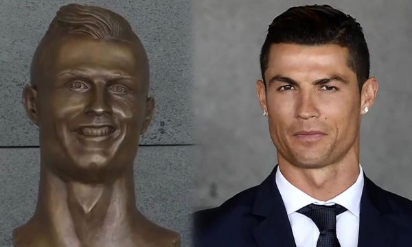 c罗在曼联有雕像吗,c罗的纪念雕像