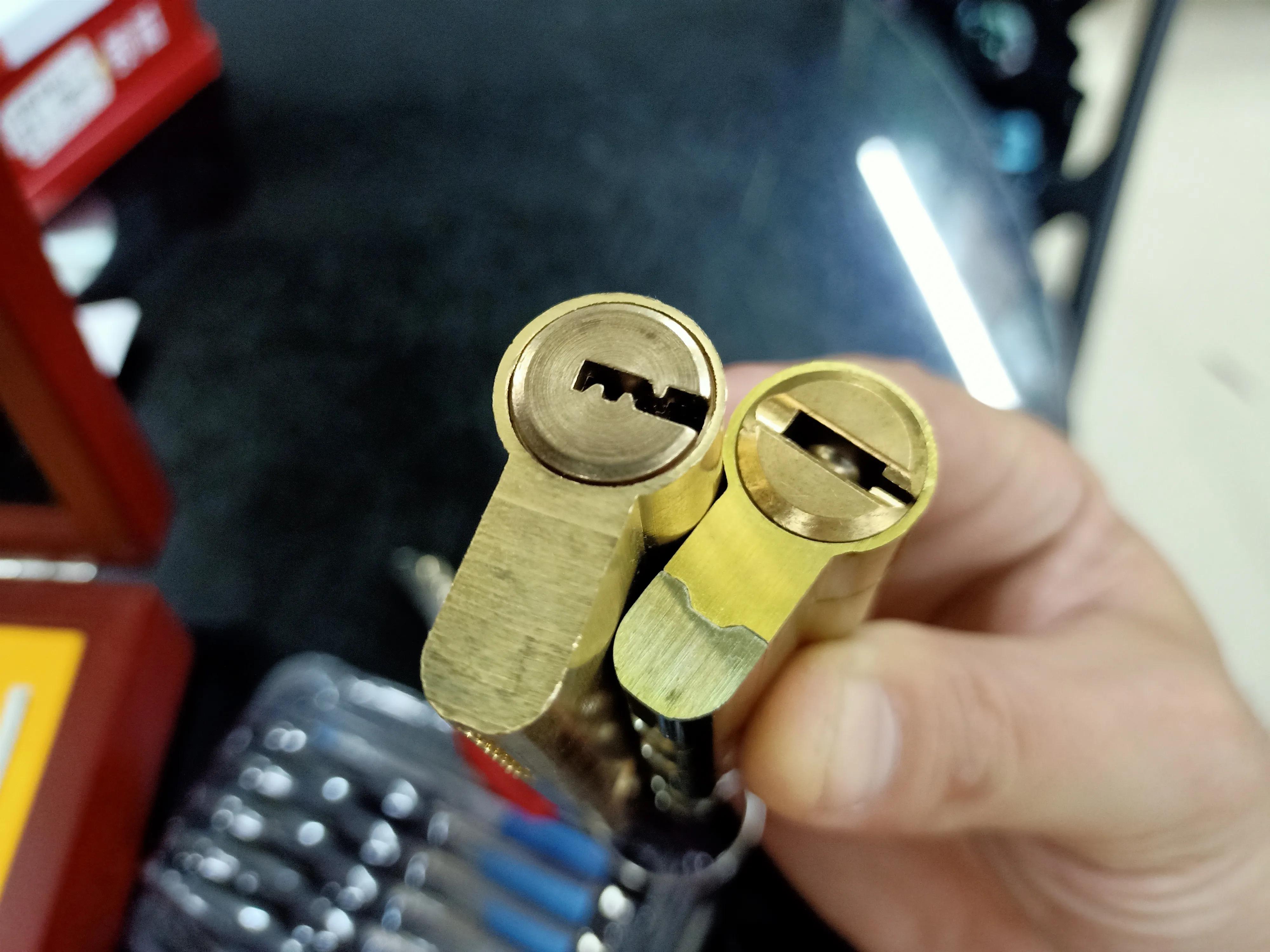 防盗门锁芯不知道尺寸怎么办,防盗门的锁芯不好使怎么办