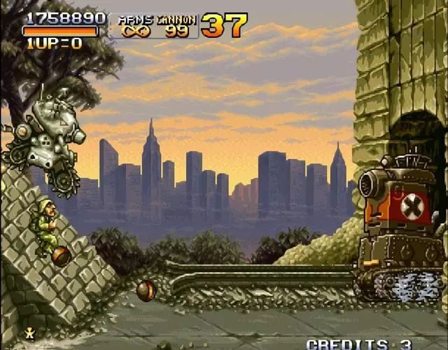 街机合金弹头boss大全,合金弹头2双人同屏恐怖彩蛋