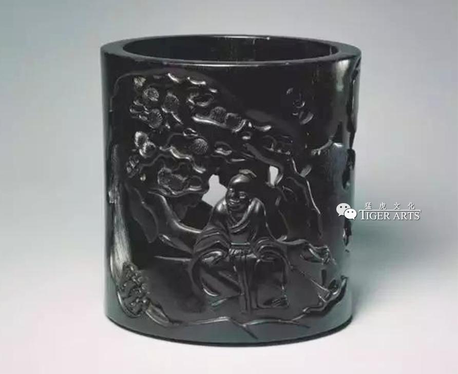 笔筒文艺中式,笔筒竹子论语