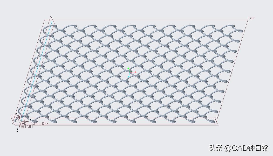 creoproe盖子画法,creo铁丝网模型设计