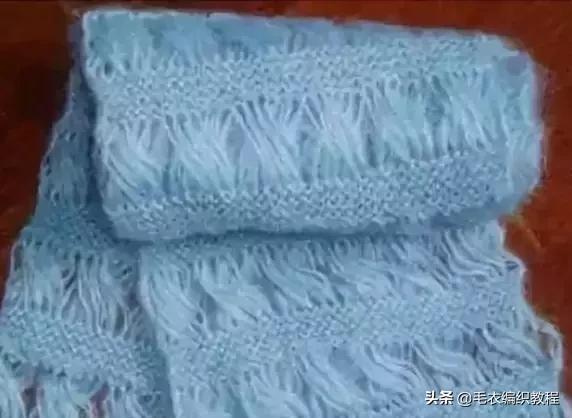 波浪卷围巾,简单又小众的围巾系法