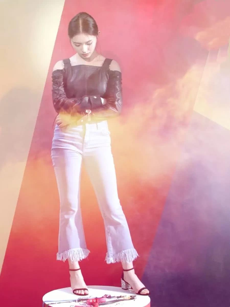 杨幂和肯豆现在的照片,杨幂与肯豆穿的高跟鞋