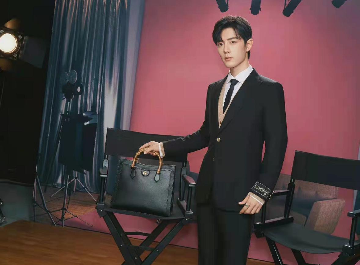 肖战2019gucci米兰时装周照片,肖战gucci代言帅且成功