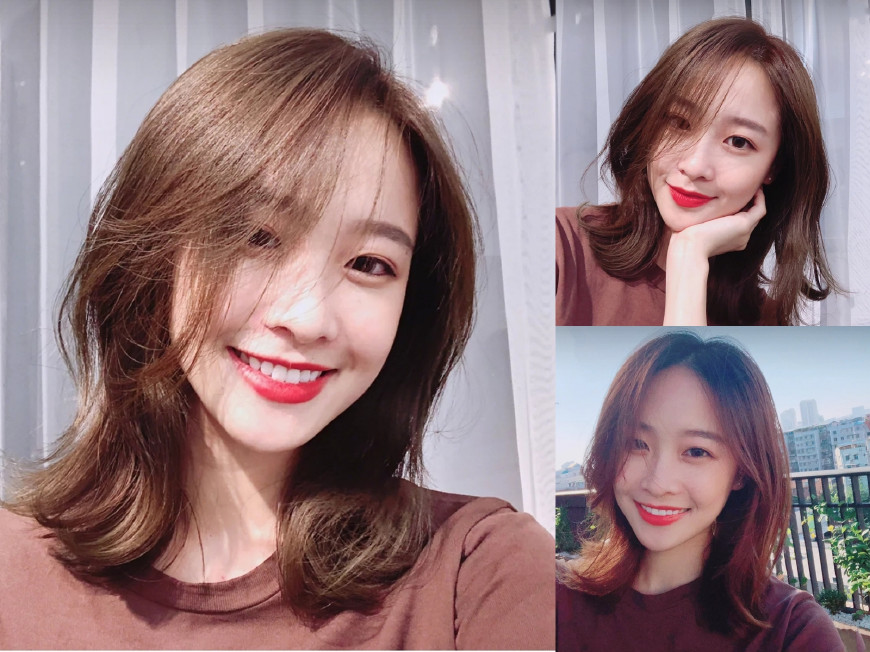 半头中小卷烫发发型图片长发,中短烫发扎半头怎么扎才好看