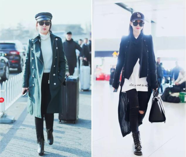 戚薇明星穿搭二选一,吴昕戚薇同款西装