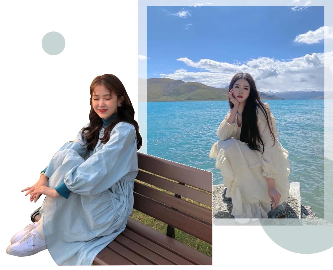 秋天连衣裙推荐,秋天必备的连衣裙简约搭配