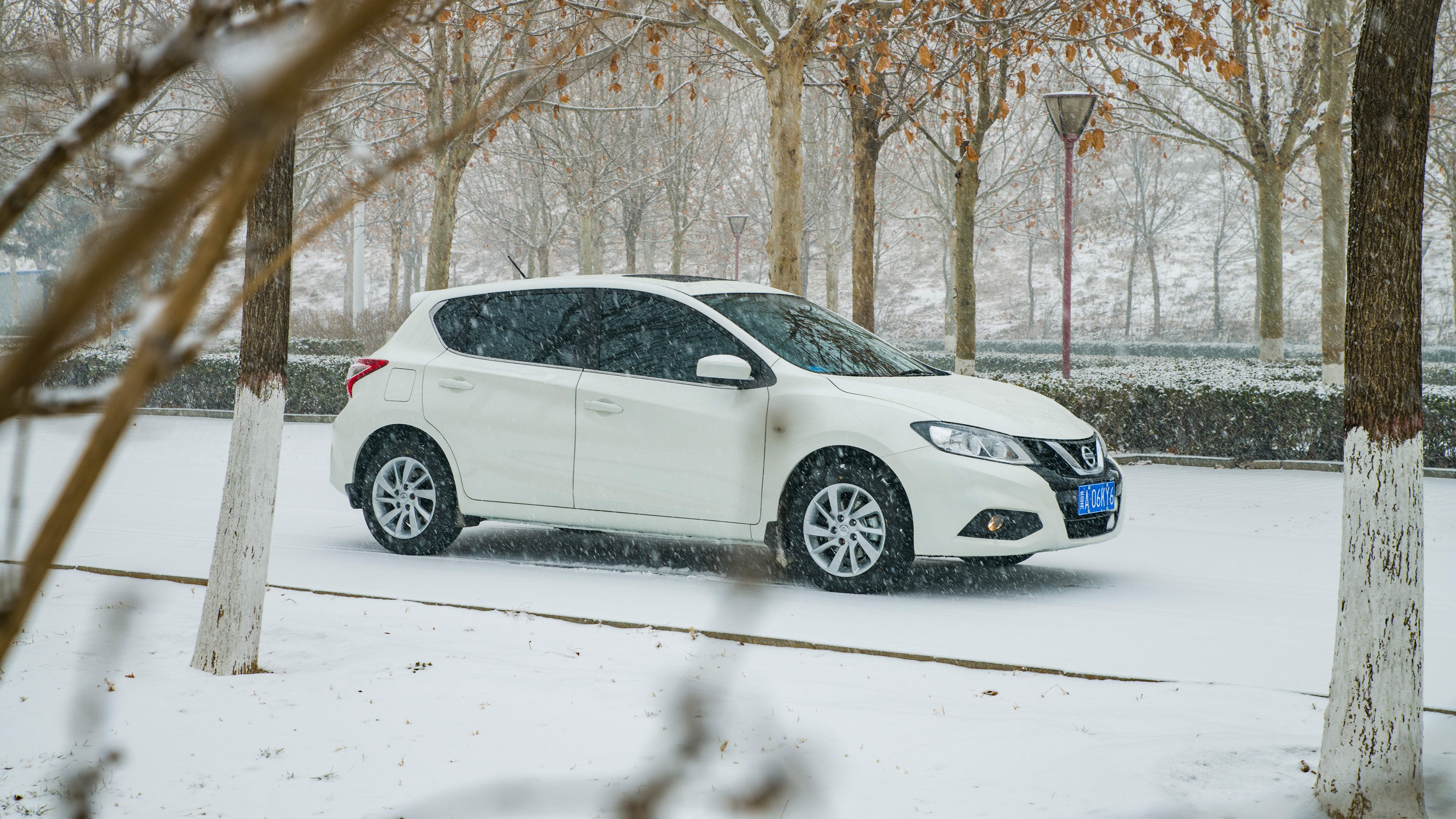 骐达拍的行车风景,骐达下雪天