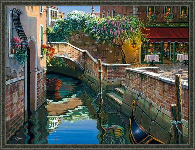 精美绝伦的世界顶级的风景油画,诗情画意的山水油画方形