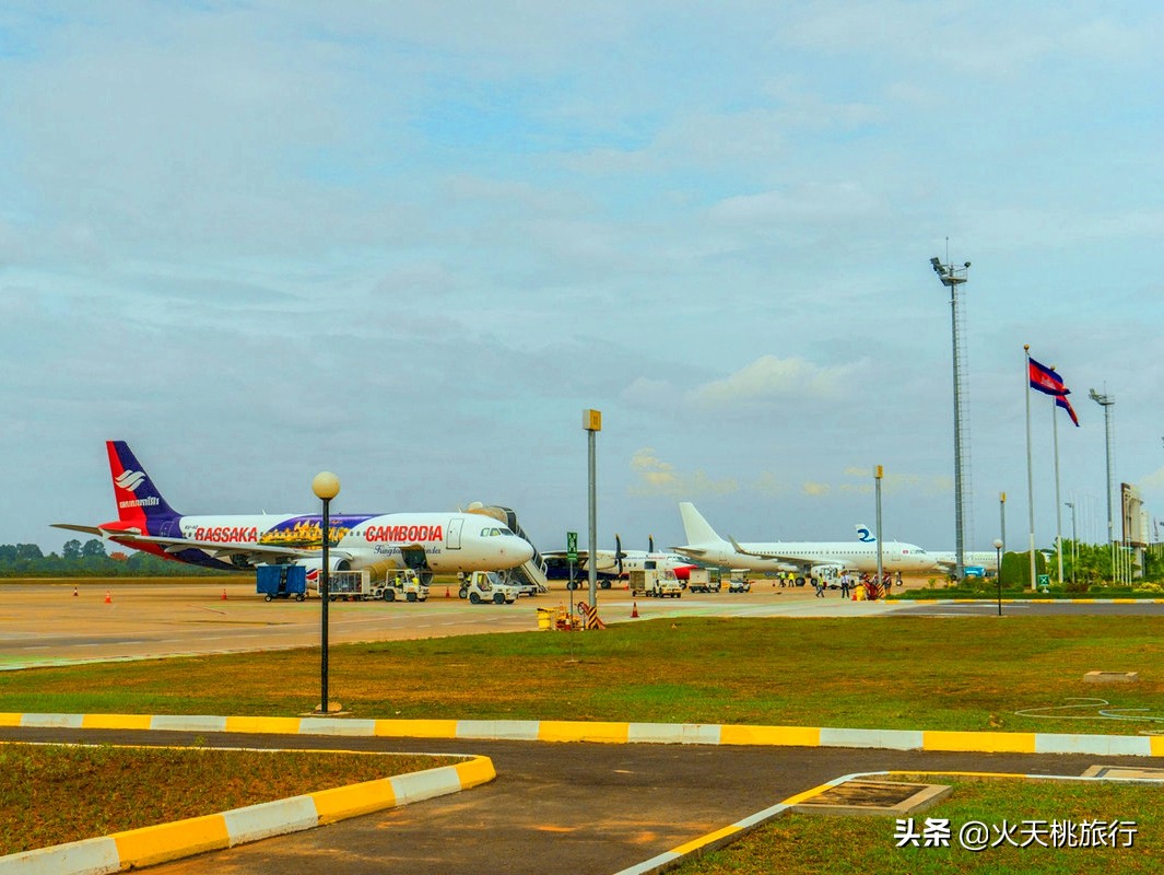 柬埔寨暹粒机场到吴哥窟,柬埔寨暹粒市的吴哥窟