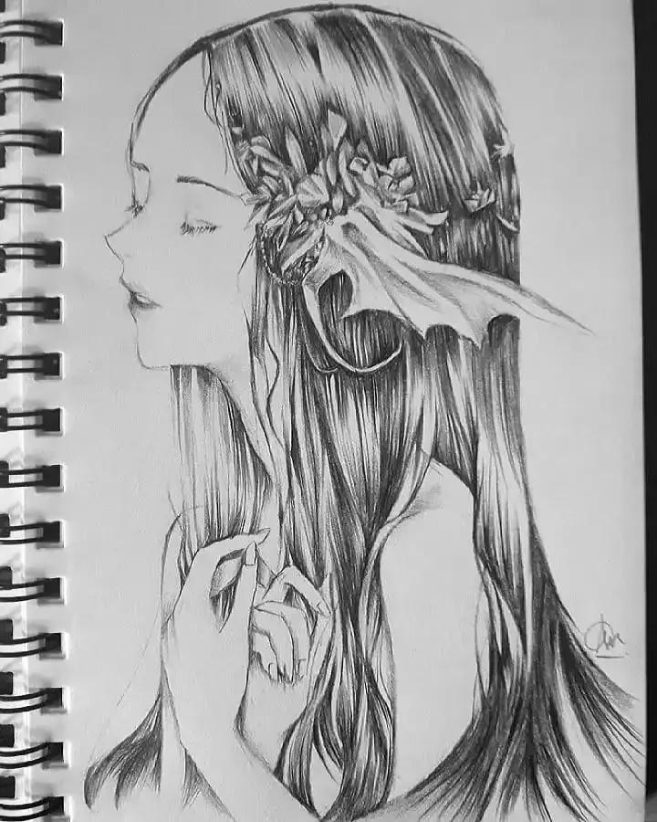 好看的仙女插画,唯美的韩国风插画