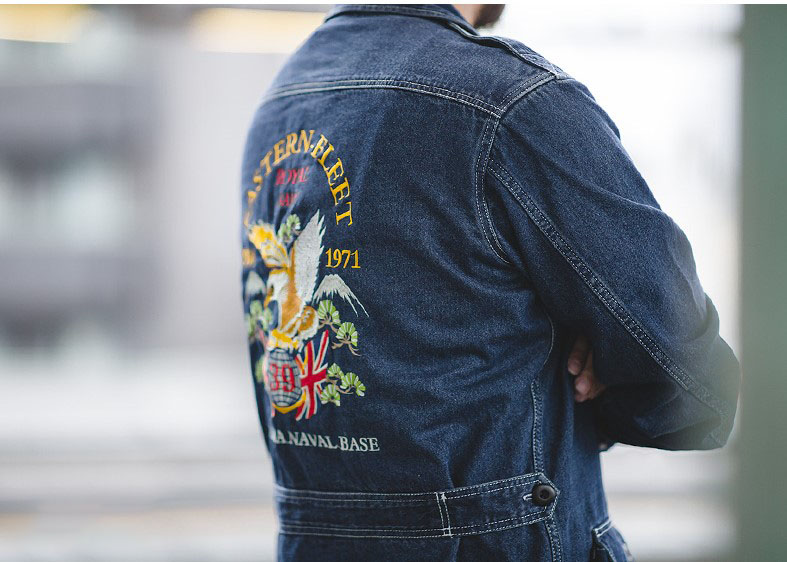 m65丹宁鱼尾风衣,m65丹宁夹克