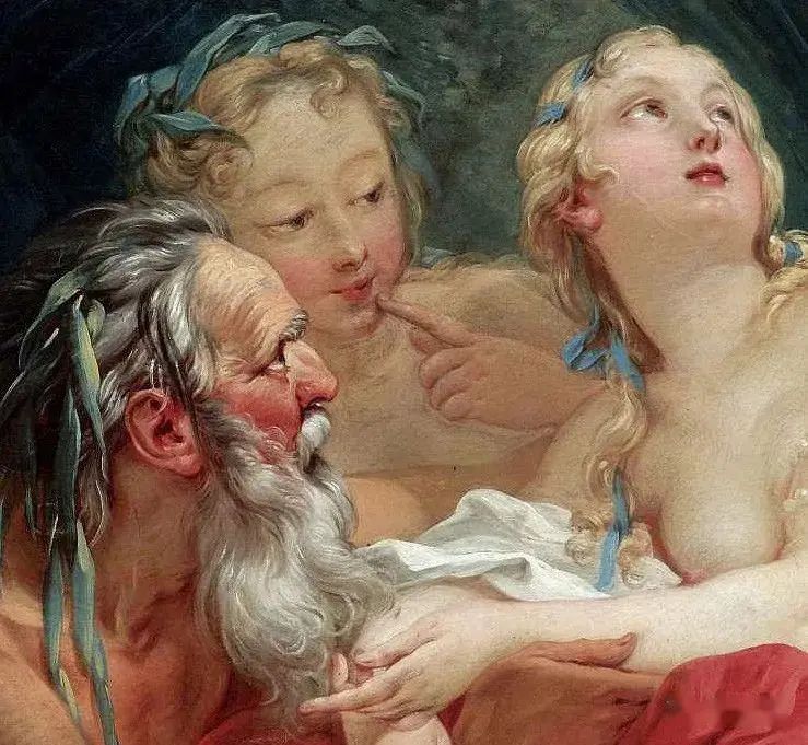 洛可可代表艺术家布歇的人体油画艺术:毫无裸露却满是性感与欲望