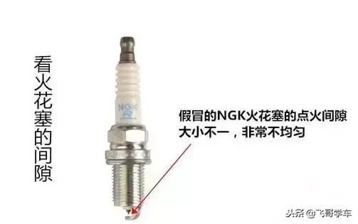 摩托车ngk火花塞真假图,怎么区分ngk火花塞的真假