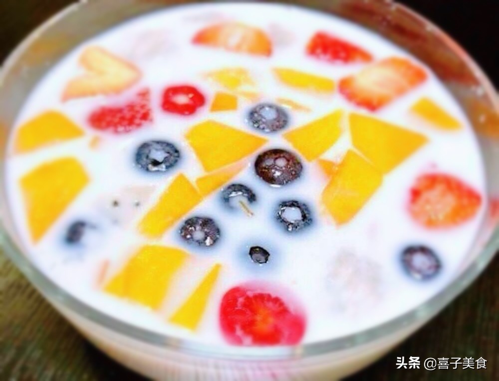 夏日冰水果捞制作,夏季水果捞教学