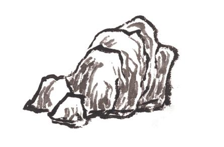 山石的常用皴法,山石的各种皴法介绍