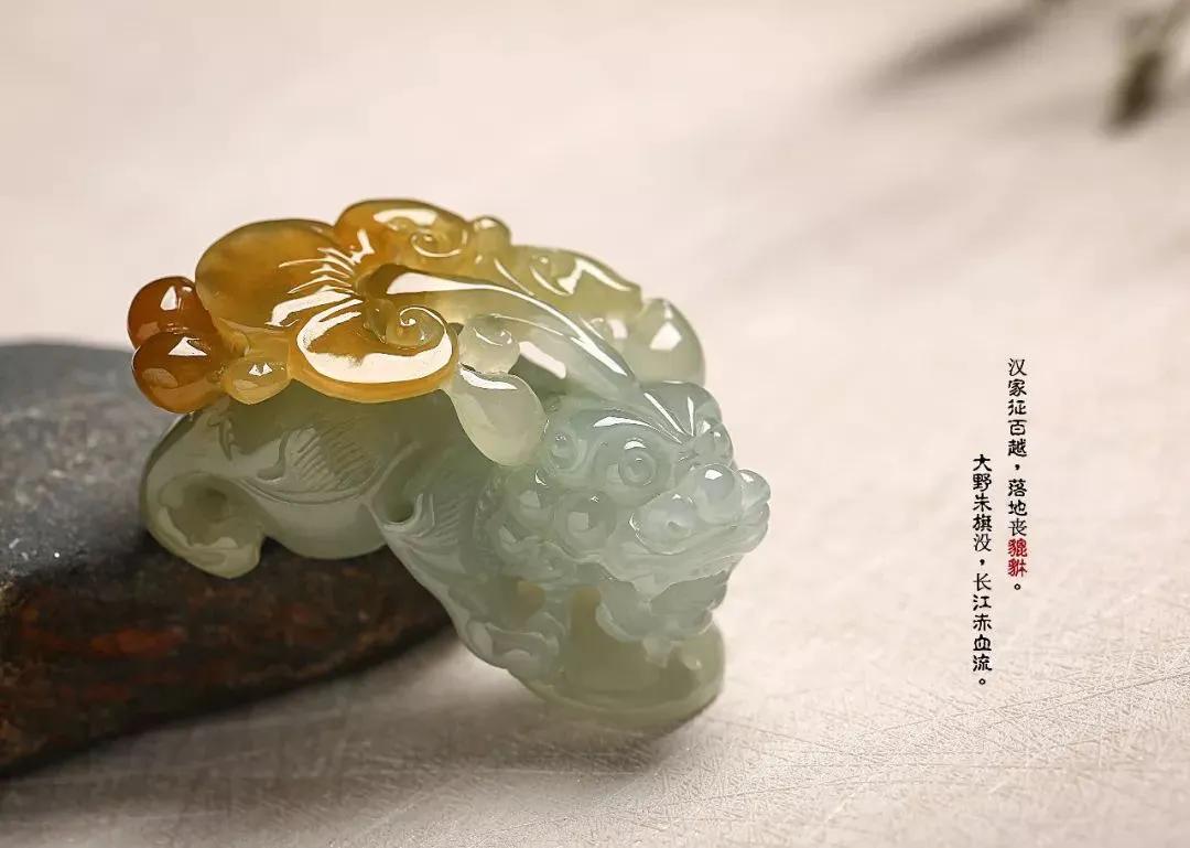 翡翠貔貅的寓意和佩戴技巧,翡翠貔貅戴什么链子