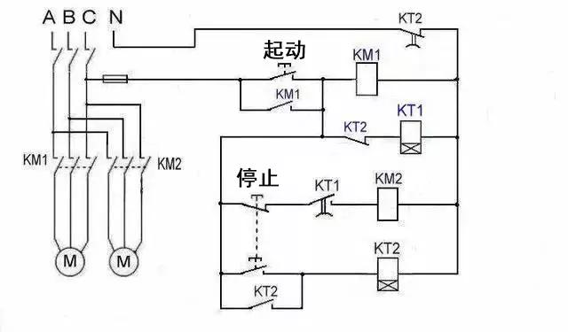 自动控制器的实物接线图,自动控制电路图实物接线图