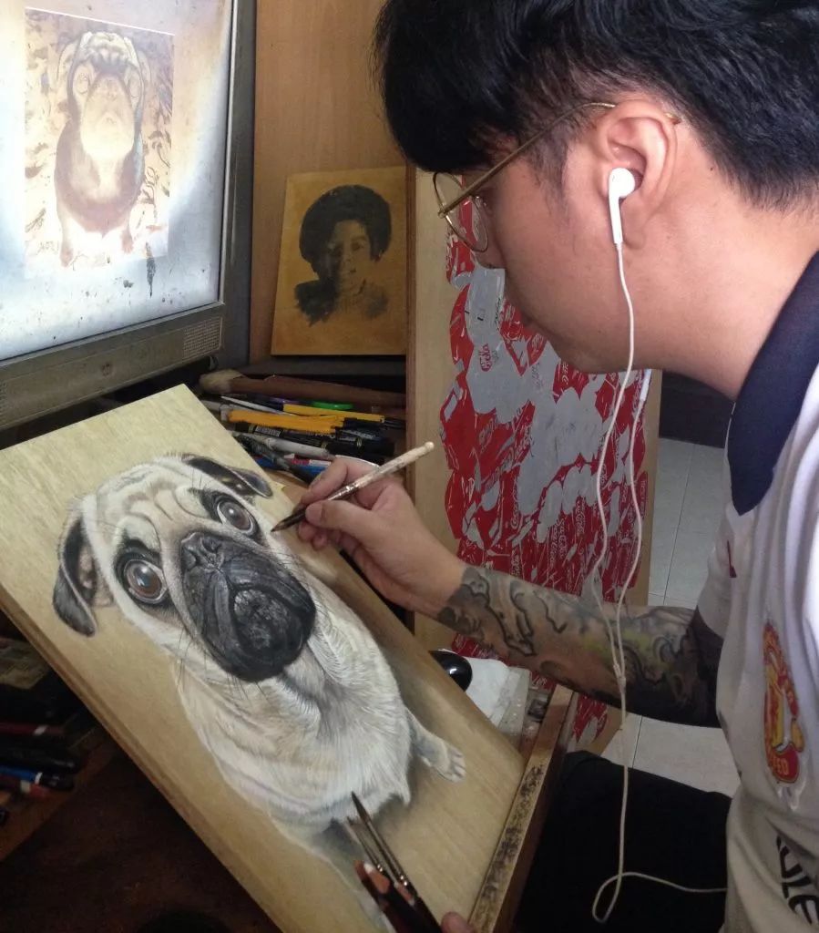 3d立体画写实彩铅,超写实彩铅手绘细腻的让人咋舌