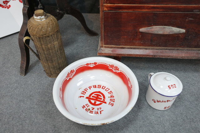 农村老物件搪瓷,浙江上虞农具老物件