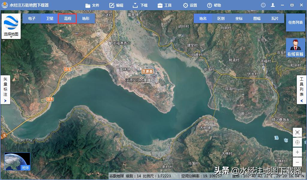 如何下载等高线,怎么下载矢量等高线