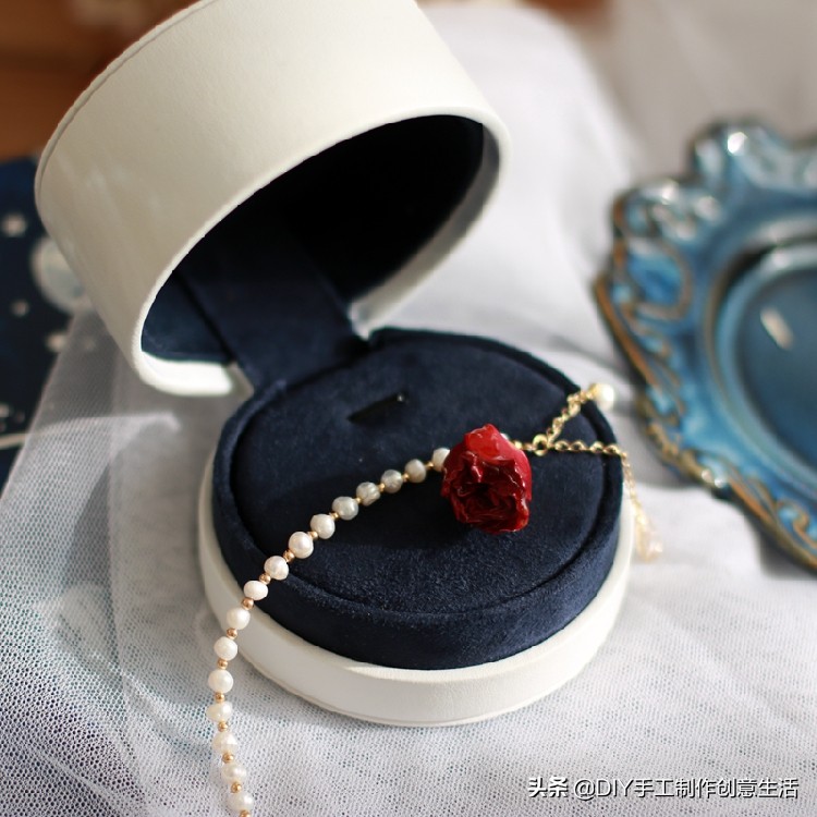 永生花首饰手工diy制作,制作永生花首饰