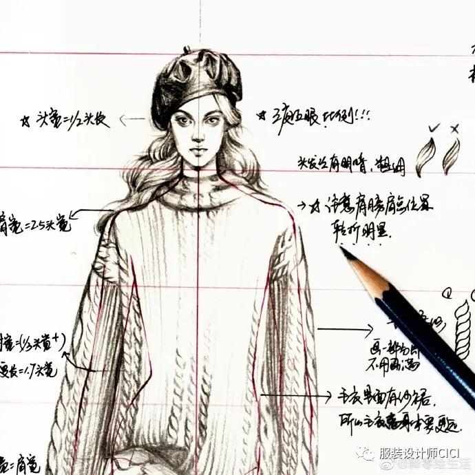 教你画衣服设计图,设计衣服手绘画简单教程整套