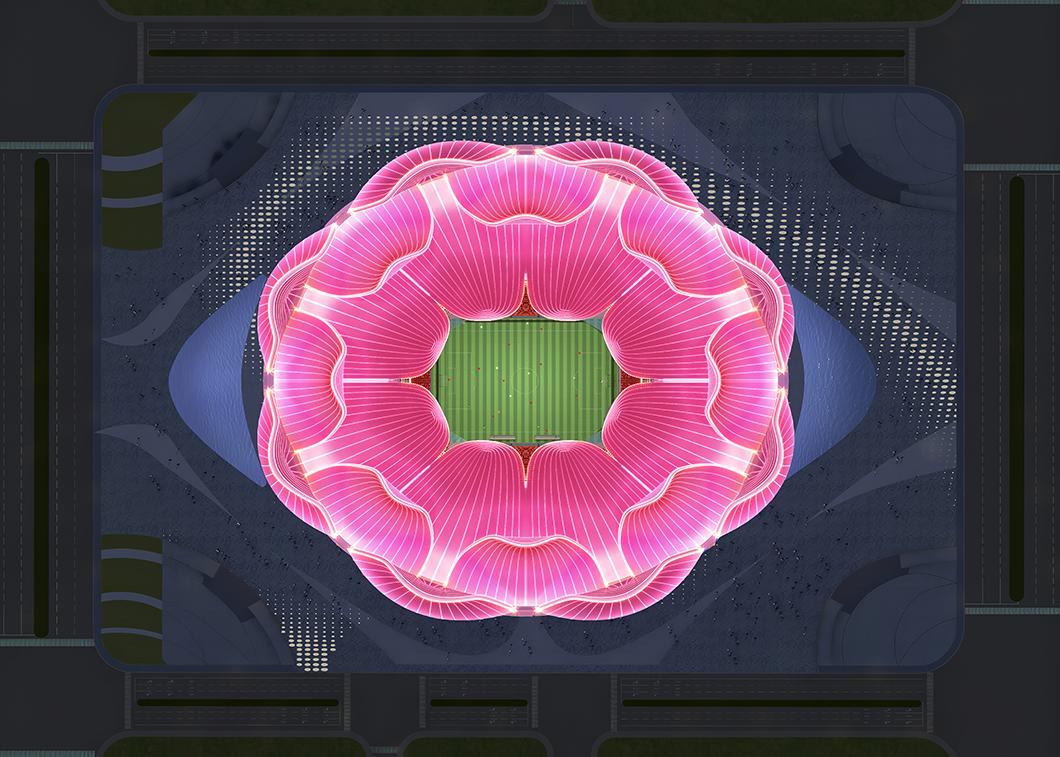 120亿的恒大足球场,恒大足球场看台设计