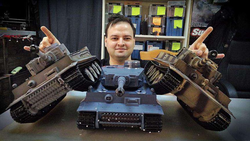 造虎式坦克,中国小伙造豹式坦克