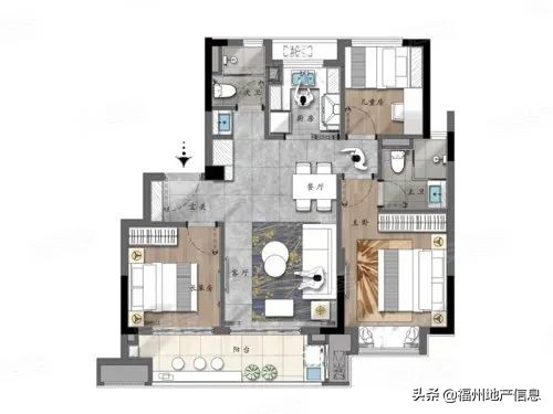 三江口金域缇香产权40年,福州三江口万科金域缇香共几层