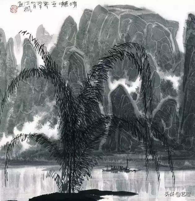 画家江枫作品,黄公望评价