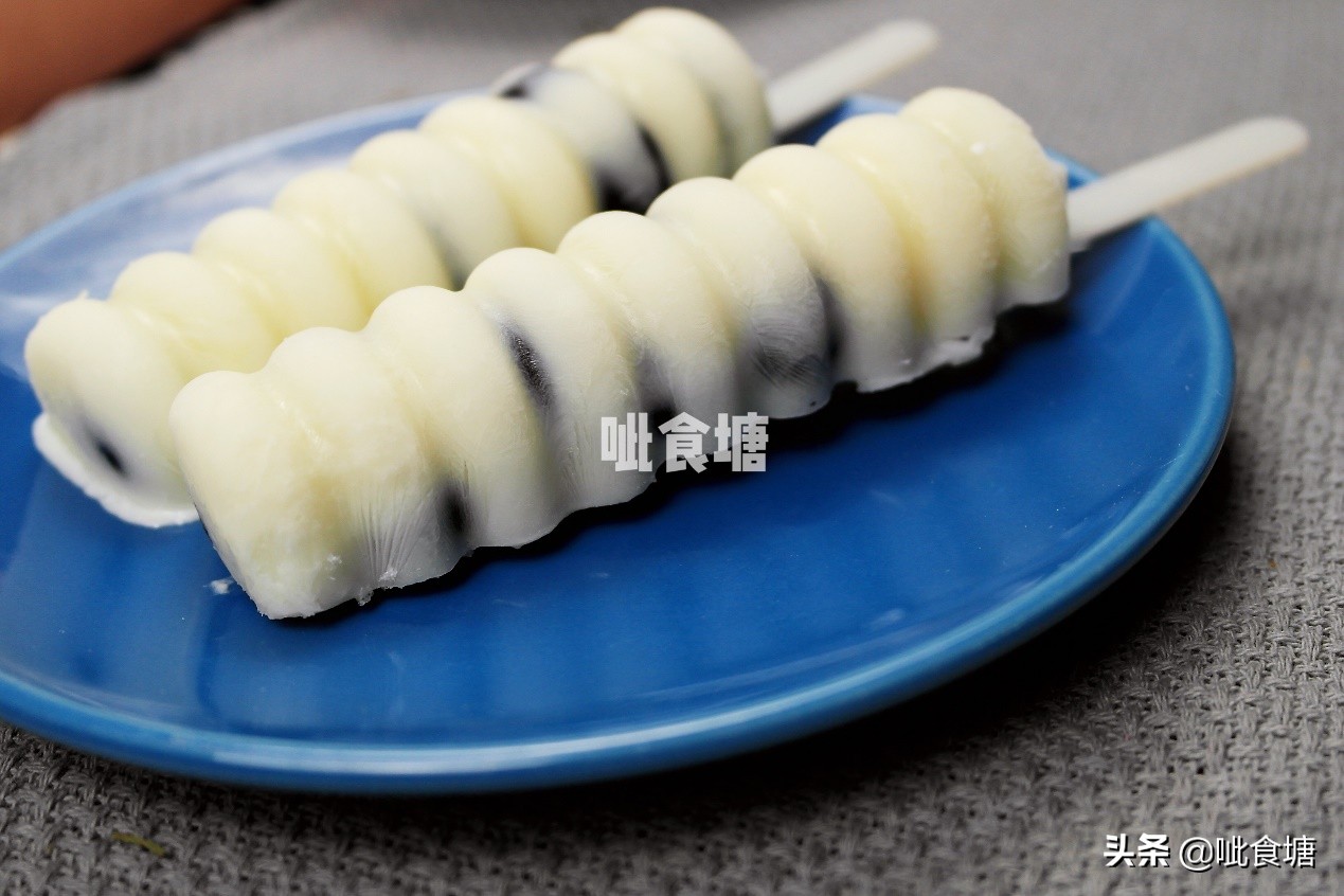 自制简单好吃小冰棍,在家自制绿豆冰棍冰凉爽口美味