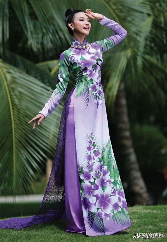 越南文化中国服饰,越南传统文化服饰