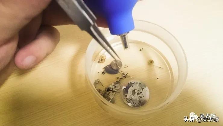 「大保健」男人的机械情怀——保养一支钉摆蓝游丝的手卷梅花