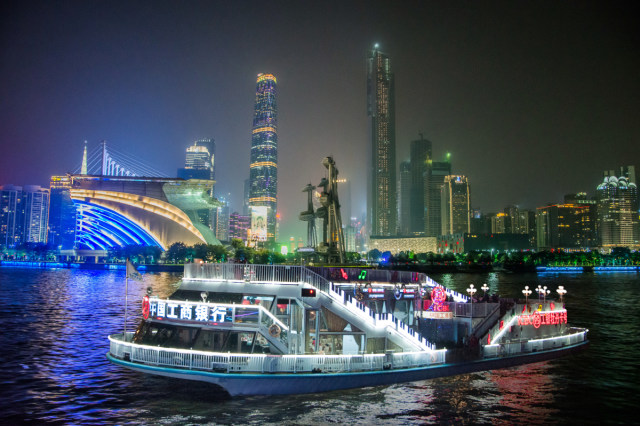 珠江夜游静距离观广州,珠江夜游珠水百年