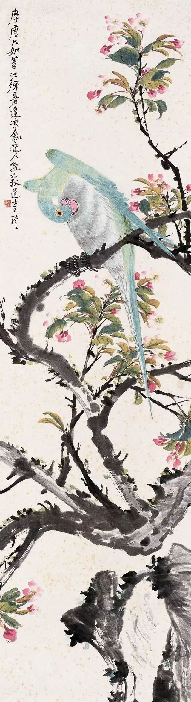 潘天寿100幅花鸟画欣赏 (潘天寿写意花鸟画要义)