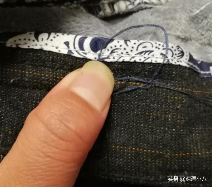 衣服外面开线教你隐形缝法,衣服开线怎么补无痕慢动作