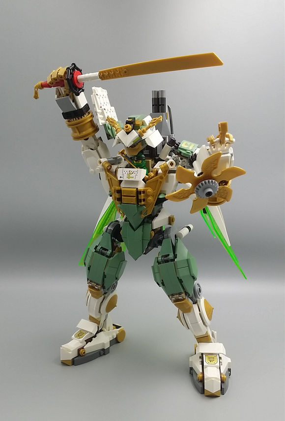 乐高高达机甲头部,自制乐高机甲巴巴托斯高达