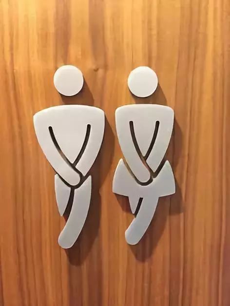 新中式男女厕所标志,各种各样的男女厕所标志