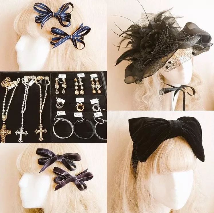 甜美系洛丽塔洋装图片,夏季黑色洛丽塔洋装