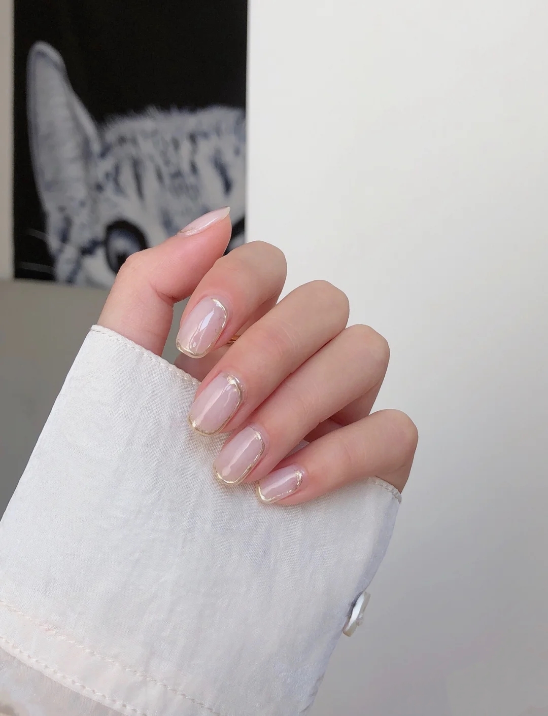 高级感美甲简约大气图片,高级感美甲轻奢款式高清图片